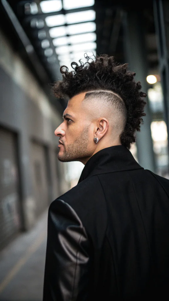 15 Top Burst Fade Mohawk Curly Hair Ideas That Will Upgrade Your Style in 2025