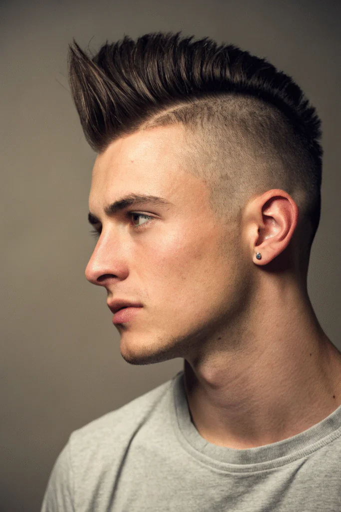 Mohawk Hairstyles Men Faded