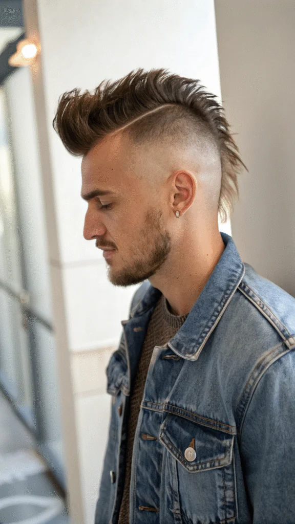 15 Mohawk Hairstyles Men Faded That Redefine Modern Edge
