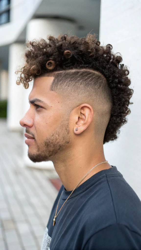 18 Curly Mohawk Hairstyles Men Will Actually Want to Try