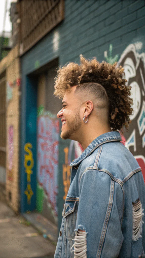 18 Curly Mohawk Hairstyles Men Will Actually Want to Try