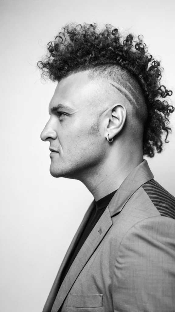 18 Curly Mohawk Hairstyles Men Will Actually Want to Try