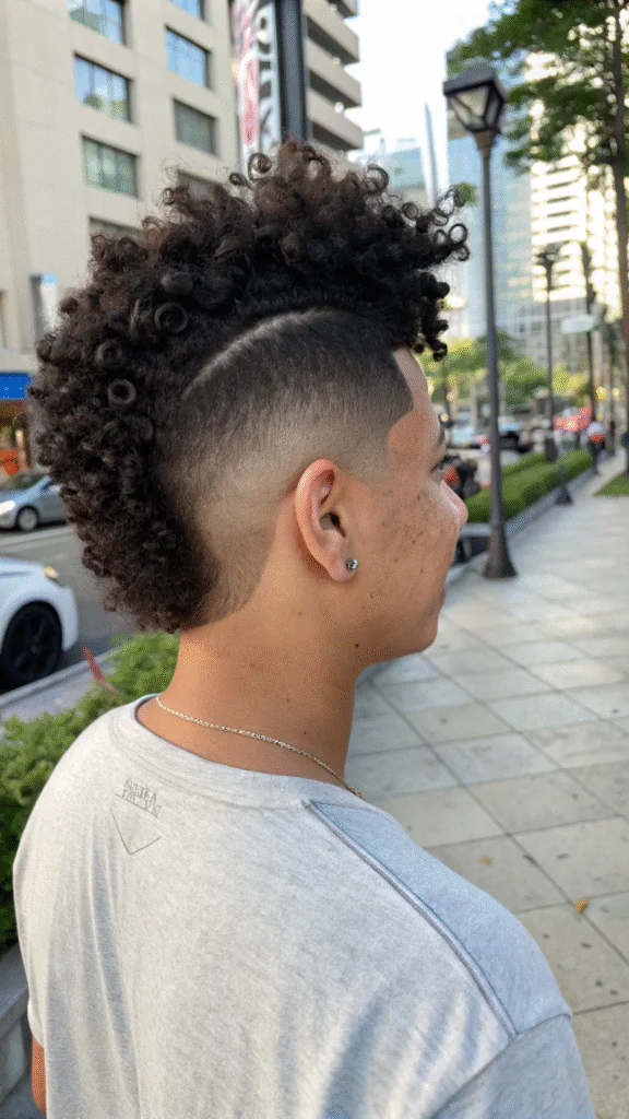 18 Curly Mohawk Hairstyles Men Will Actually Want to Try